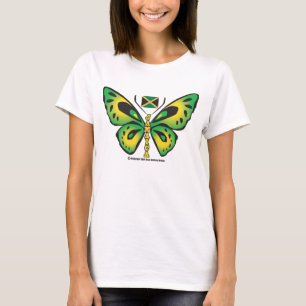 T-shirt de papillon de la Jamaïque