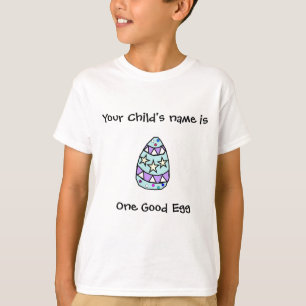 T-shirt de Pâques de l'enfant personnalisable
