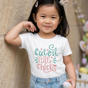 T-shirt de Pâques pour enfants la plus mignonne pe