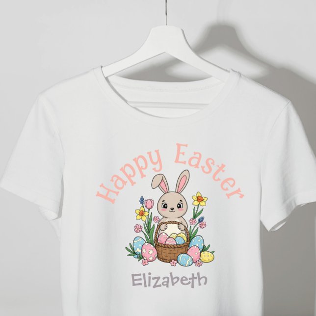 T-Shirt de Pâques pour filles personnalisées (Créateur téléchargé)