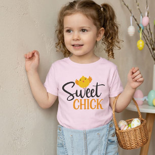T-shirt de Pâques Sweet Chick pour enfants