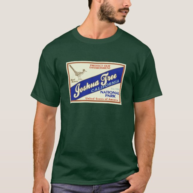 T-shirt de parc national d'arbre de Joshua (Devant)
