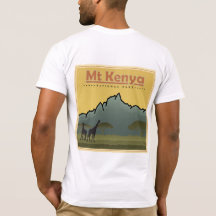 T-shirt de parc national du Kenya