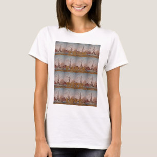 T-shirt De Paris Avec amour bleu ciel couleurs