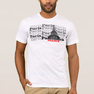 T-shirt de Paris France Eiffel