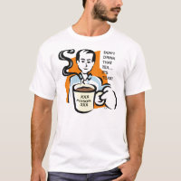 T-shirt de partie d'anti-thé