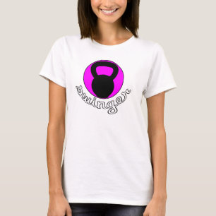 T-shirt de "partouzeur" de dames Kettlebell