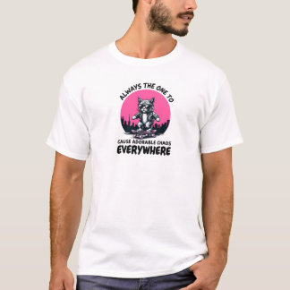 T-Shirt de patinage cool - Cute Chaotique Kitty