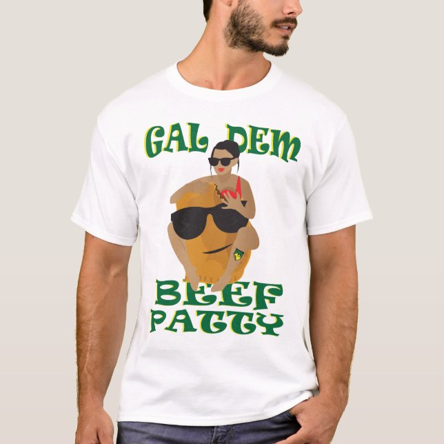 T-shirt de Patty de boeuf de DEM de gallon (Devant)