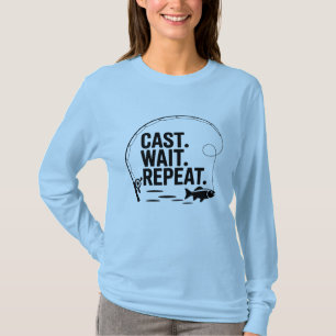 T-Shirt de pêche minimaliste - Style extérieur sim