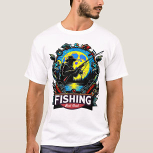 T-shirt de pêche personnalisé
