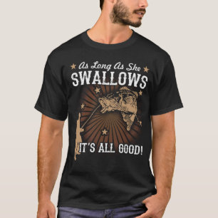 T-shirt de pêche, tant qu'elle avale, c'est tout g