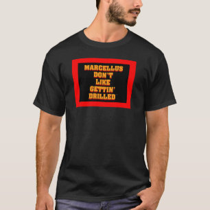 T-shirt de perçage de schiste d'Anti-Marcellus