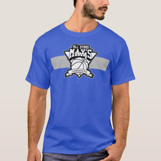T-shirt de performances de Max's All Stars (bleu)