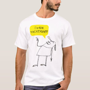 T-shirt de personnage de dessin animé 'Je suis en