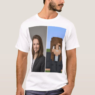 T-Shirt de personnage Minecraft BlockPix