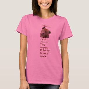 T-shirt de personnalité de Pitbull
