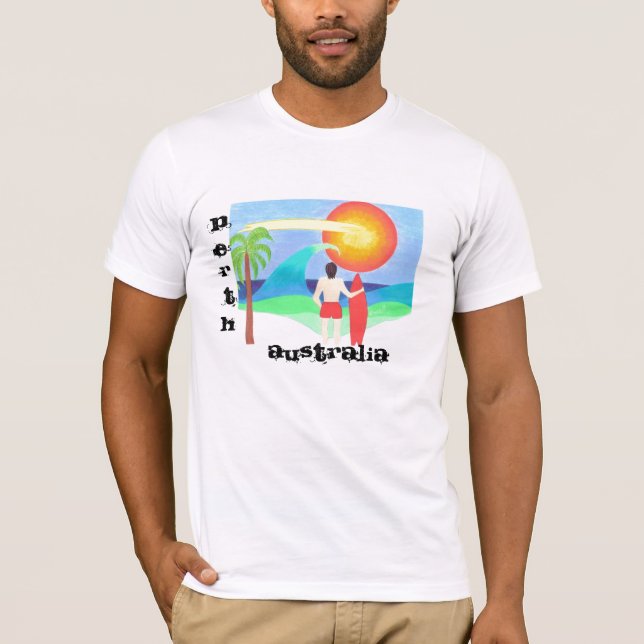 T-shirt de Perth, Australie (Devant)