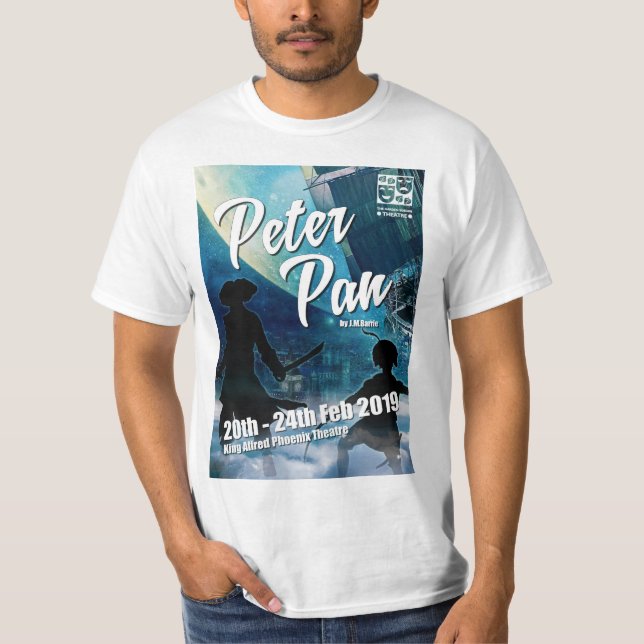 T-shirt de Peter Pan d'adultes (Devant)