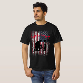 T-shirt De Peur D'Oublier Les Étoiles Et Les Rayures De La