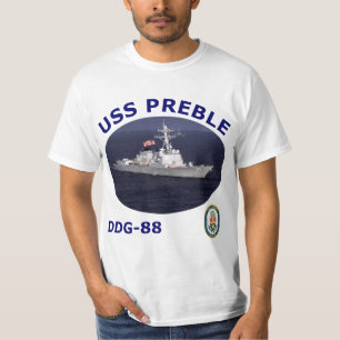 T-shirt de photo de DDG 88 USS Preble