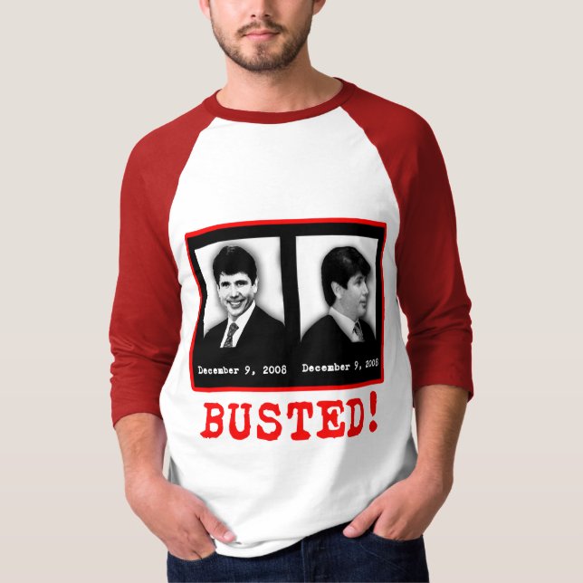 T-shirt de photo de Rod Blagojevich (Devant)