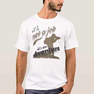 T-shirt de photographie ce n'est pas un travail