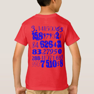T-shirt de pi des enfants (Étiquette-moins)
