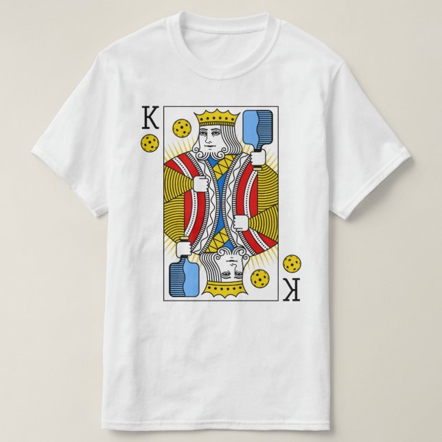 T-SHIRT DE PICKLEBALL KING (Design devant)