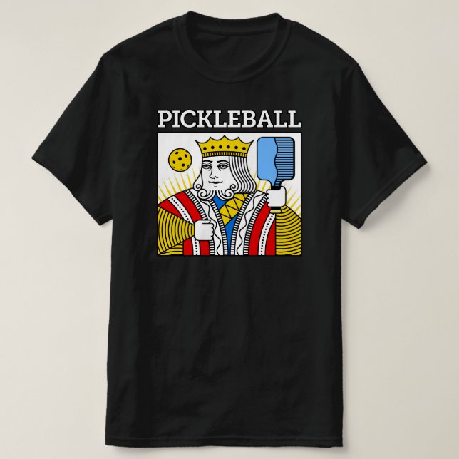 T-SHIRT DE PICKLEBALL KING (Design devant)