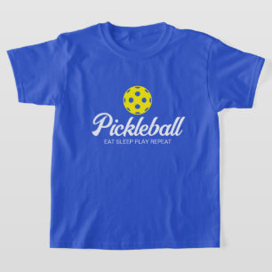 T-shirt de pickleball pour enfants sportifs
