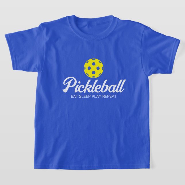 T-shirt de pickleball pour enfants sportifs (Poser)
