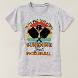 T-Shirt de Pickleball pour Femmes Sunshine & Pickl