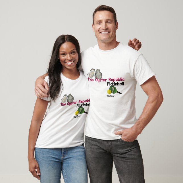 t-shirt de pickleball république de l'huître pour  (Unisexe)