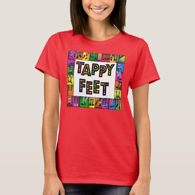 T-shirt de pieds de Tappy (Devant)