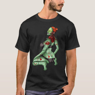 T-shirt de Pin- de zombi