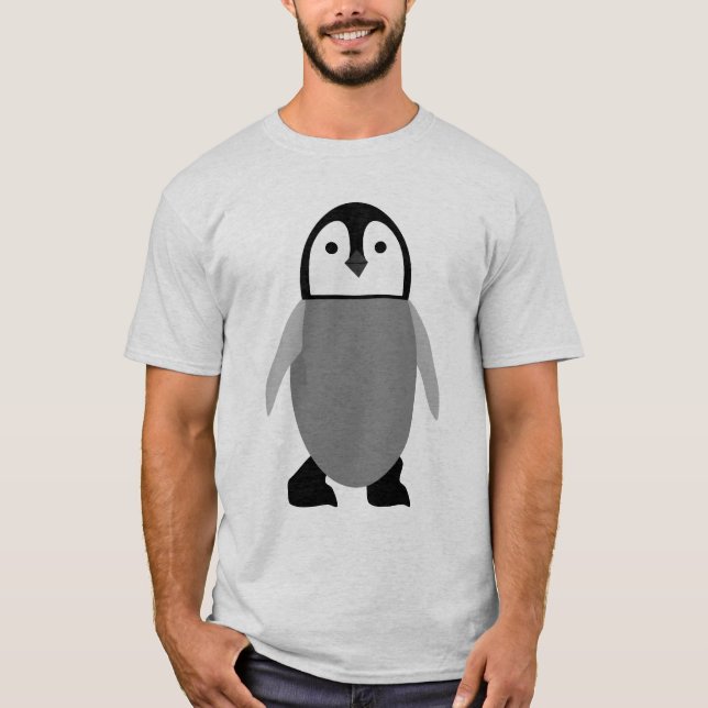 T-shirt de pingouin de bébé (Devant)