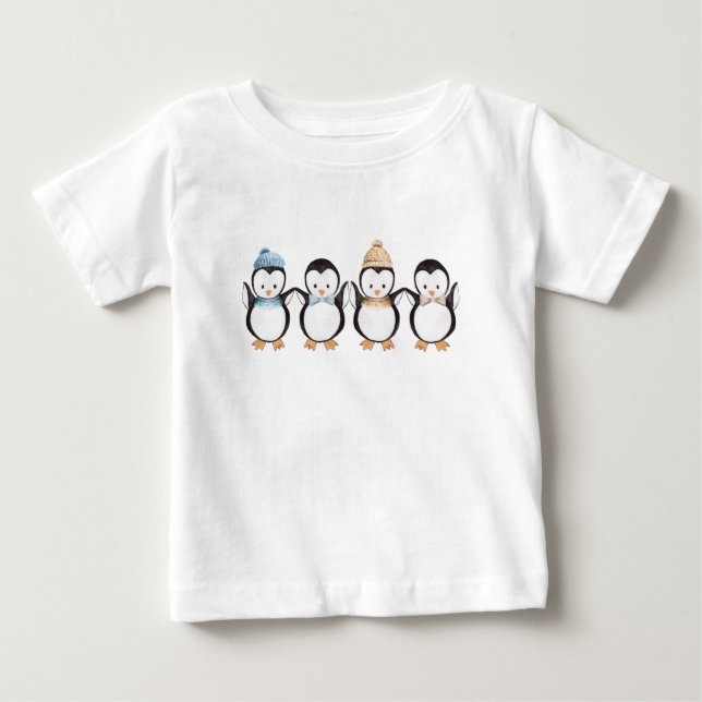 T-shirt de pingouin - T-shirt d'anniversaire (Devant)
