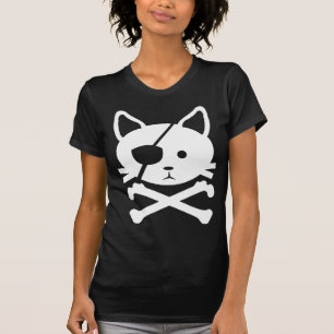 T-shirt de pirate de chat