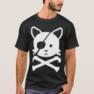 T-shirt de pirate de chat