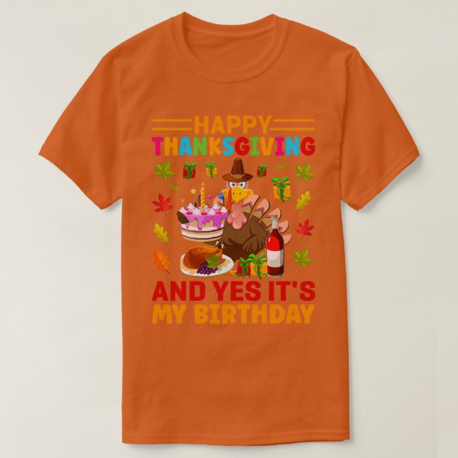 T-shirt de Pizza à la place Thanksgiving Bon thanksgiving  (Design devant)