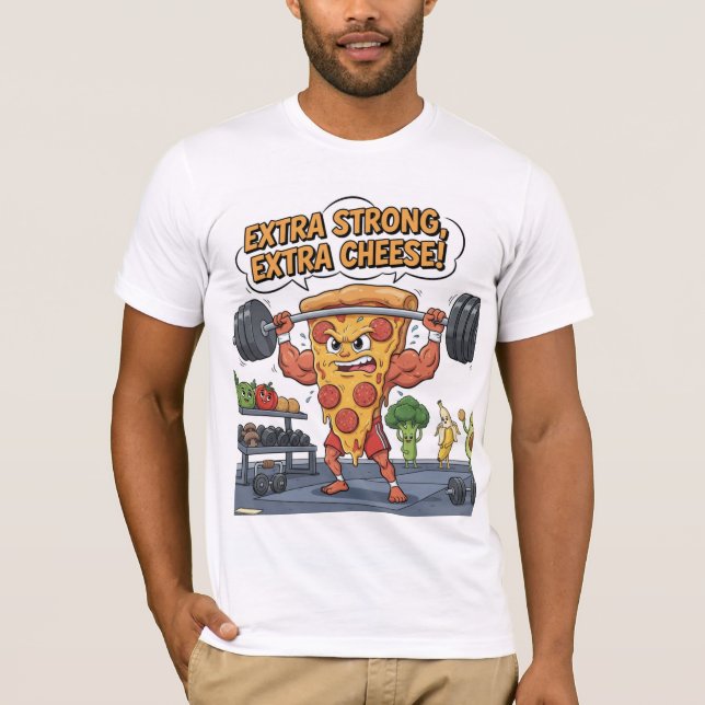 T-shirt de pizza amusante pour les amateurs de nou (Devant)