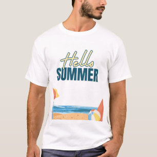 T-Shirt de plage d'été   Vibes d'été vintage 