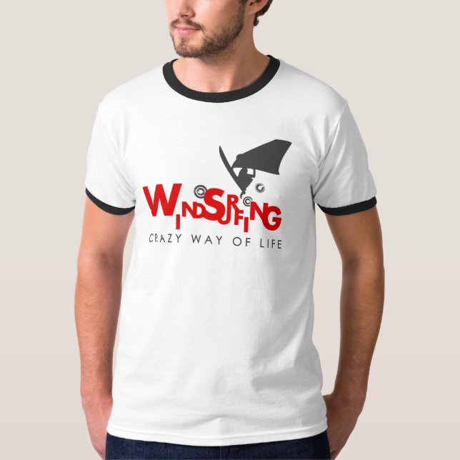 T-shirt de planche à voile pour les intoxiqués (Devant)