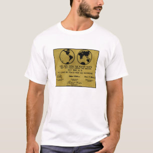 T-shirt de "PLAQUE d'APOLLO" de bronze