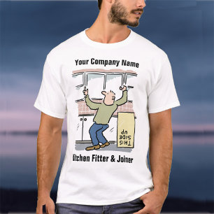 T-Shirt de Plombier & Menuisier de Cuisine