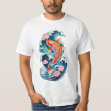 T-shirt de poisson pour hommes