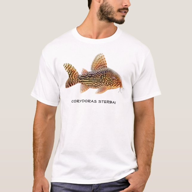 T-shirt de poissons de Corydoras Sterbai (Devant)