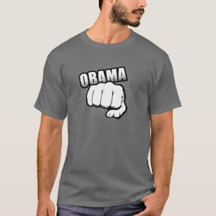 T-shirt de POMPE de POING d'OBAMA