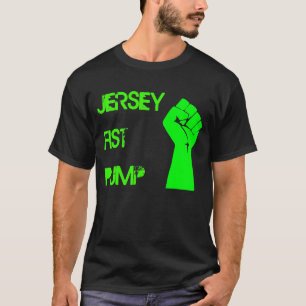 T-shirt de pompe de poing du Jersey